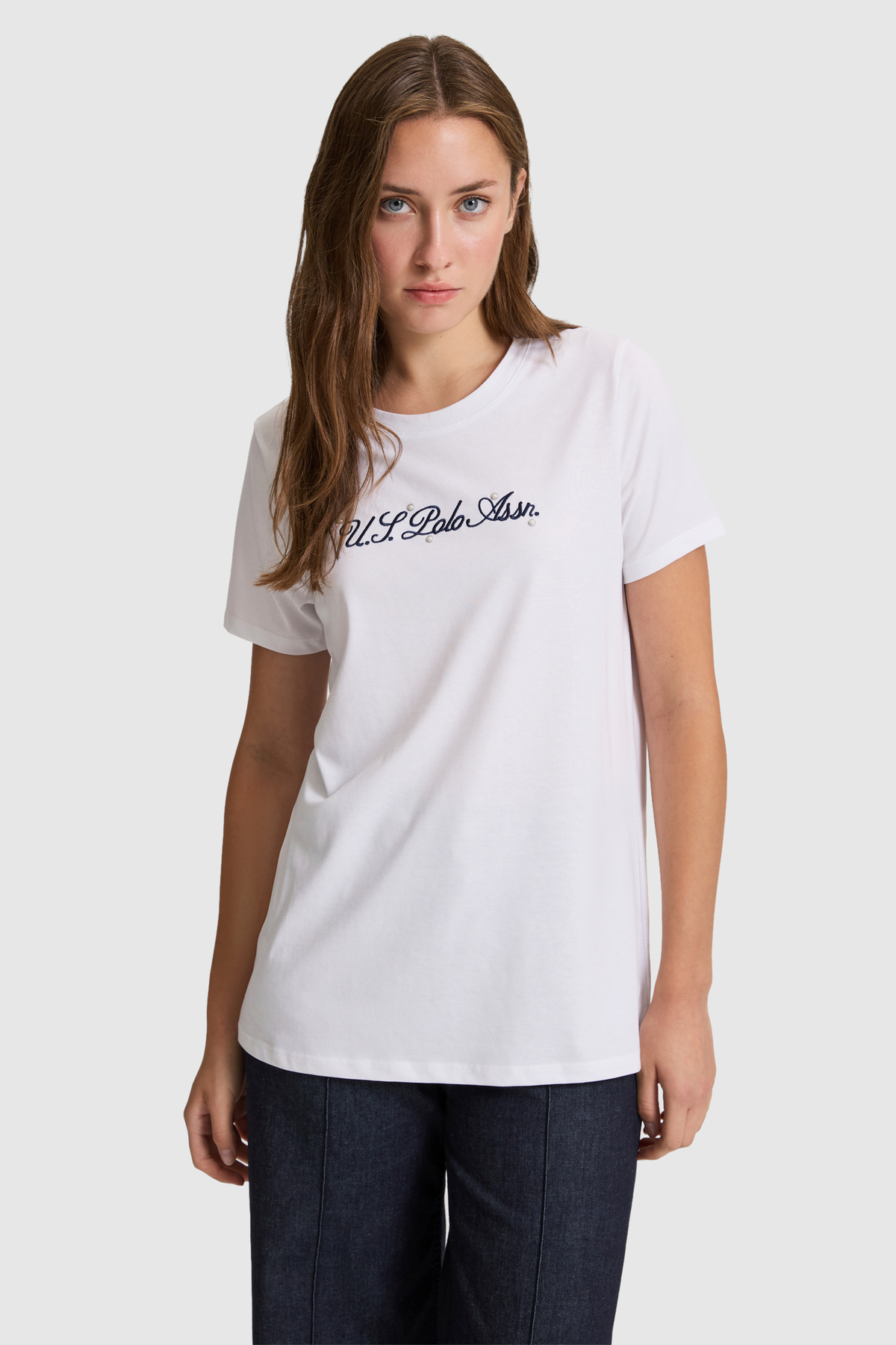 تی‌شرت زنانه U.S. Polo Assn. مدل 50323463-VR013