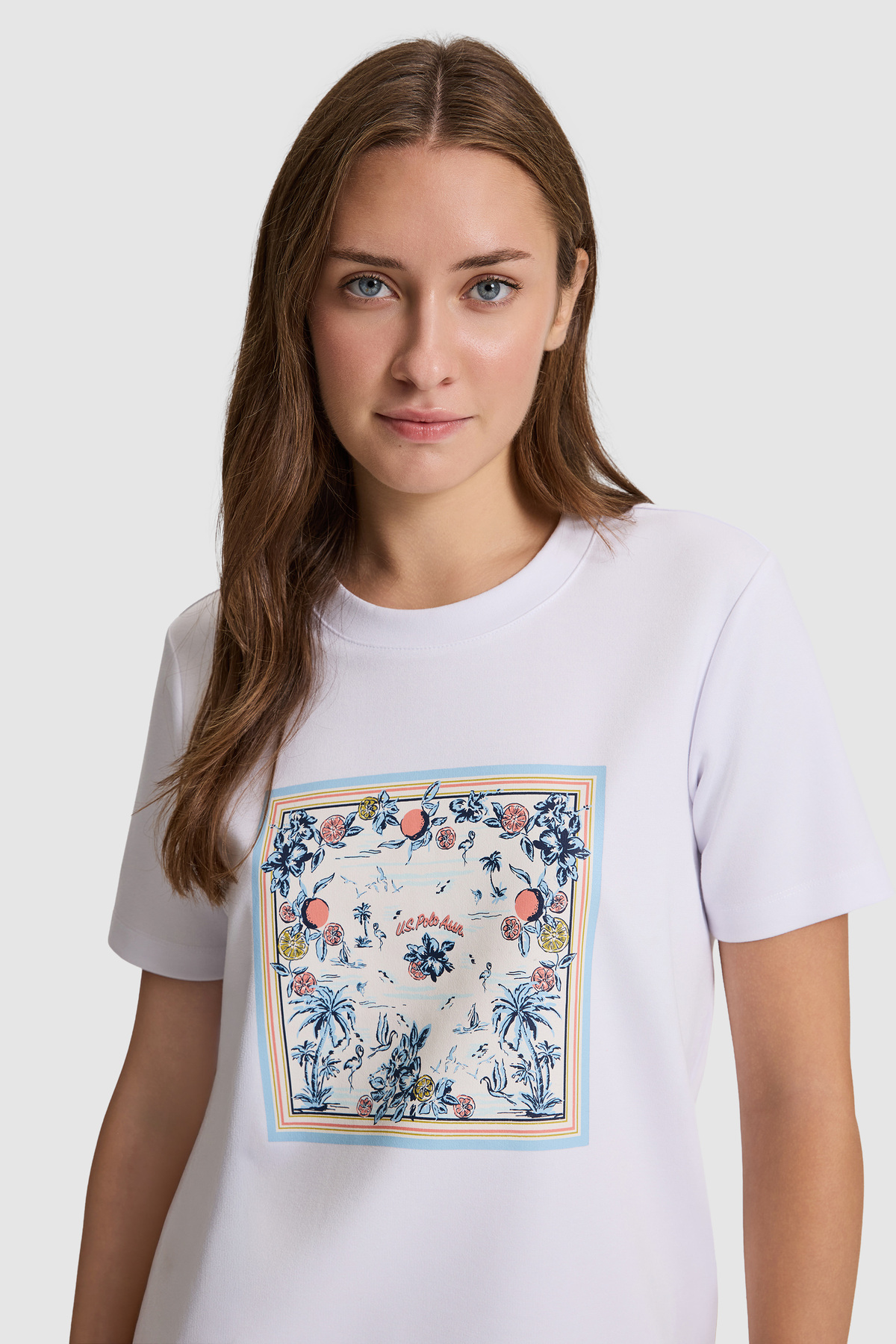 تیشرت زنانه U.S. Polo Assn. مدل 50323487-VR013 — 2