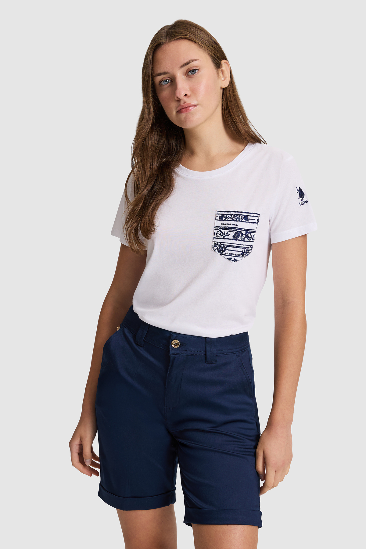 تی‌شرت زنانه U.S. Polo Assn. مدل 50323540