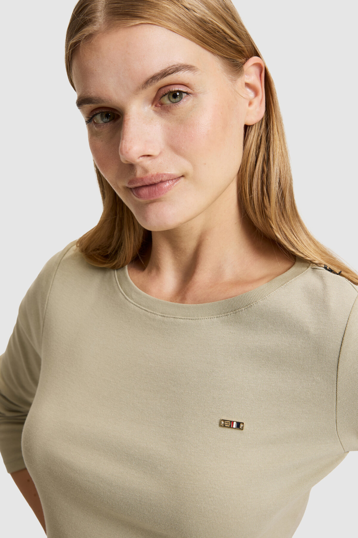 تی‌شرت آستین‌بلند زنانه U.S. Polo Assn. مدل 50333801-VR183 — 2