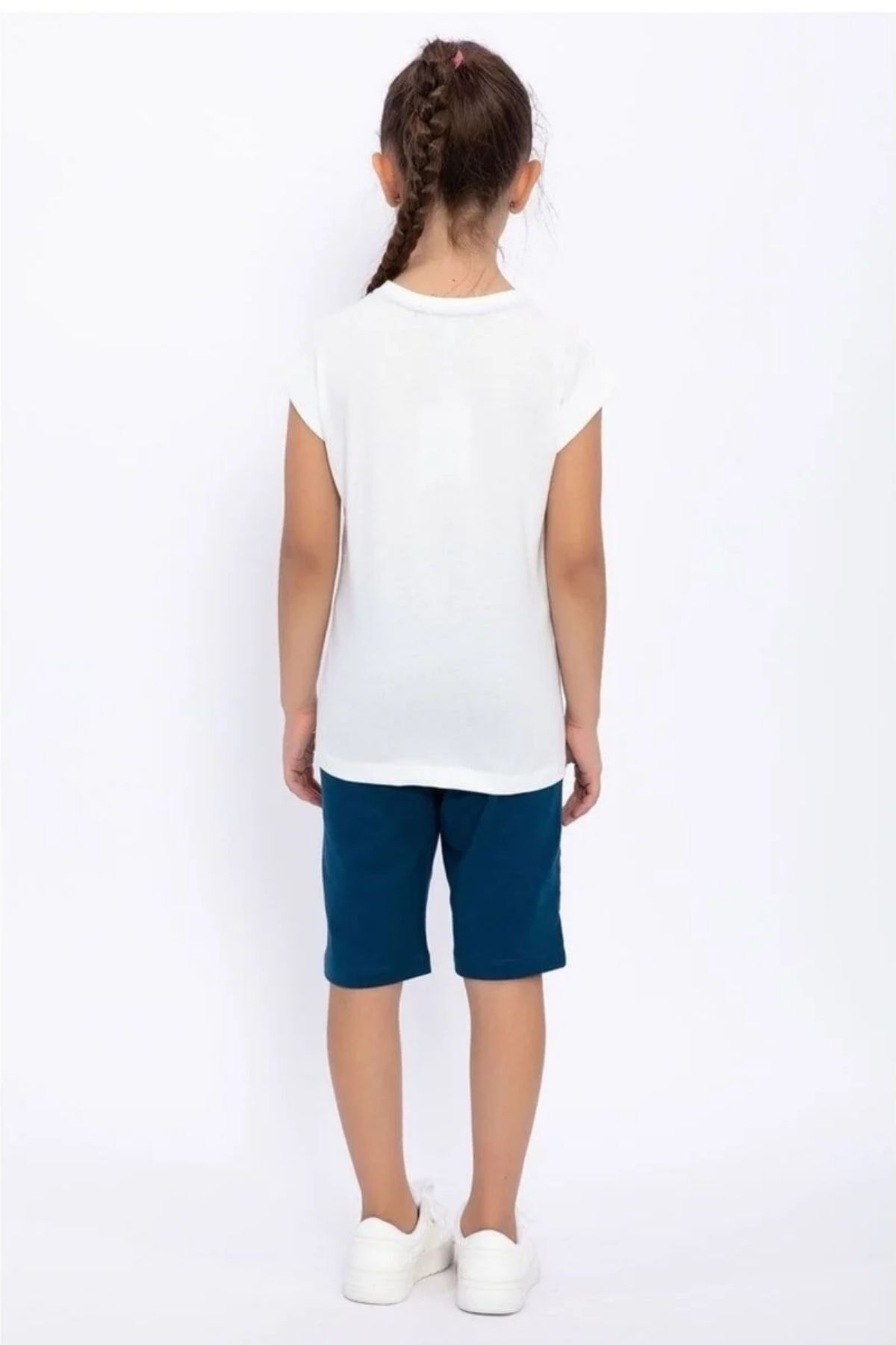 ست پیژامه دخترانه بچگانه آستین کوتاه U.S. Polo Assn. — 3