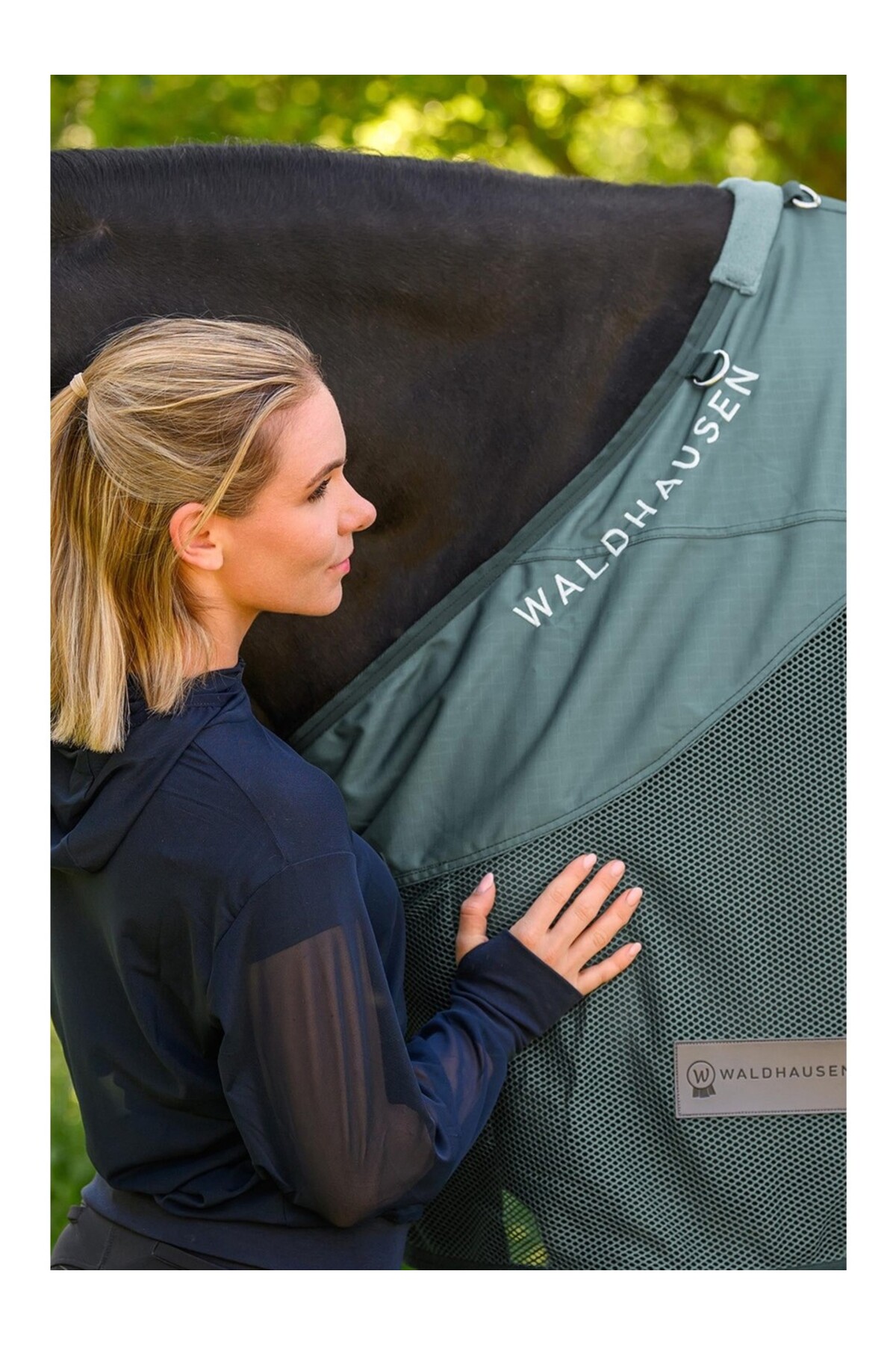 پتو ضد حشره اسب Waldhausen Comfort — 2