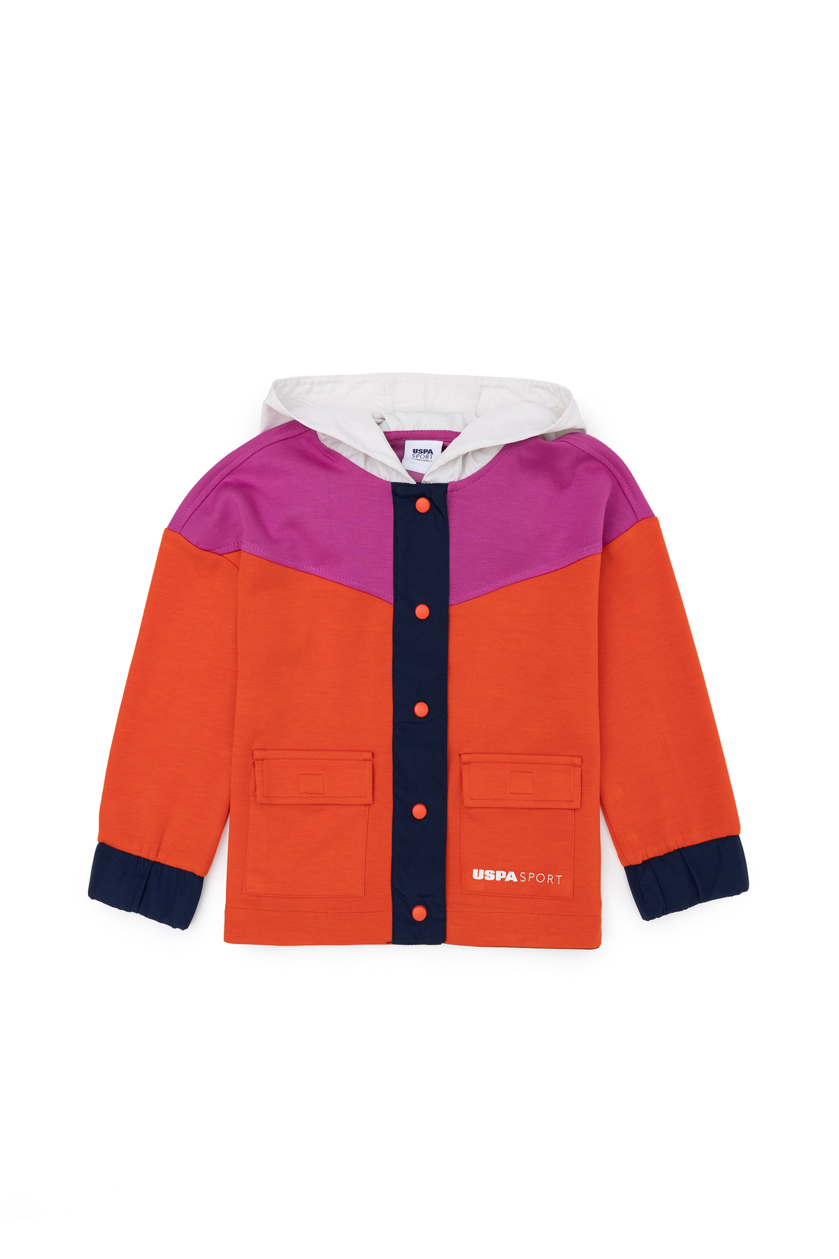سویشرت دخترانه بنفشهای U.S. Polo Assn. مدل 50272641-VR037 — 2