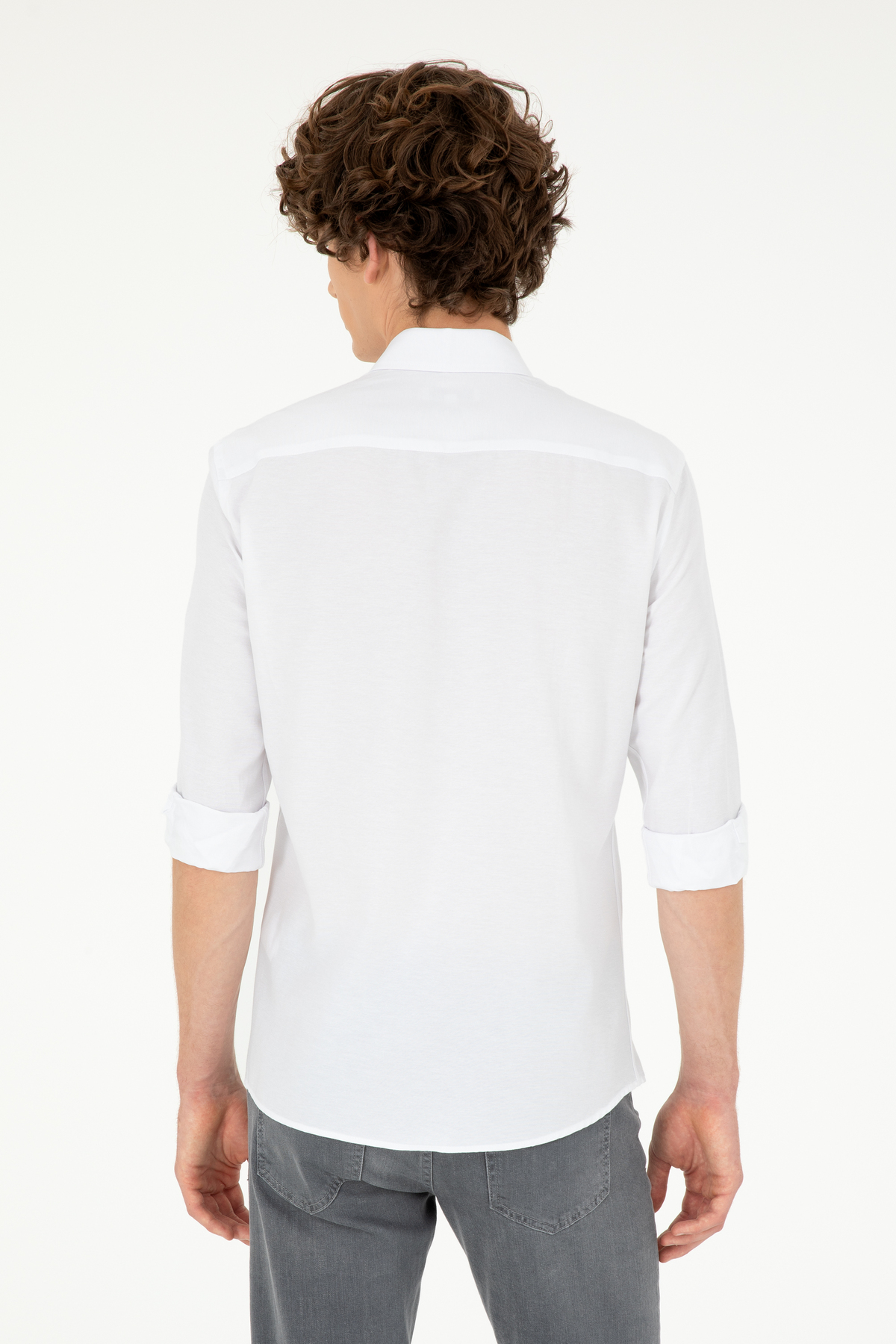 پیراهن پایه مردانه آستین بلند U.S. Polo Assn. — 5