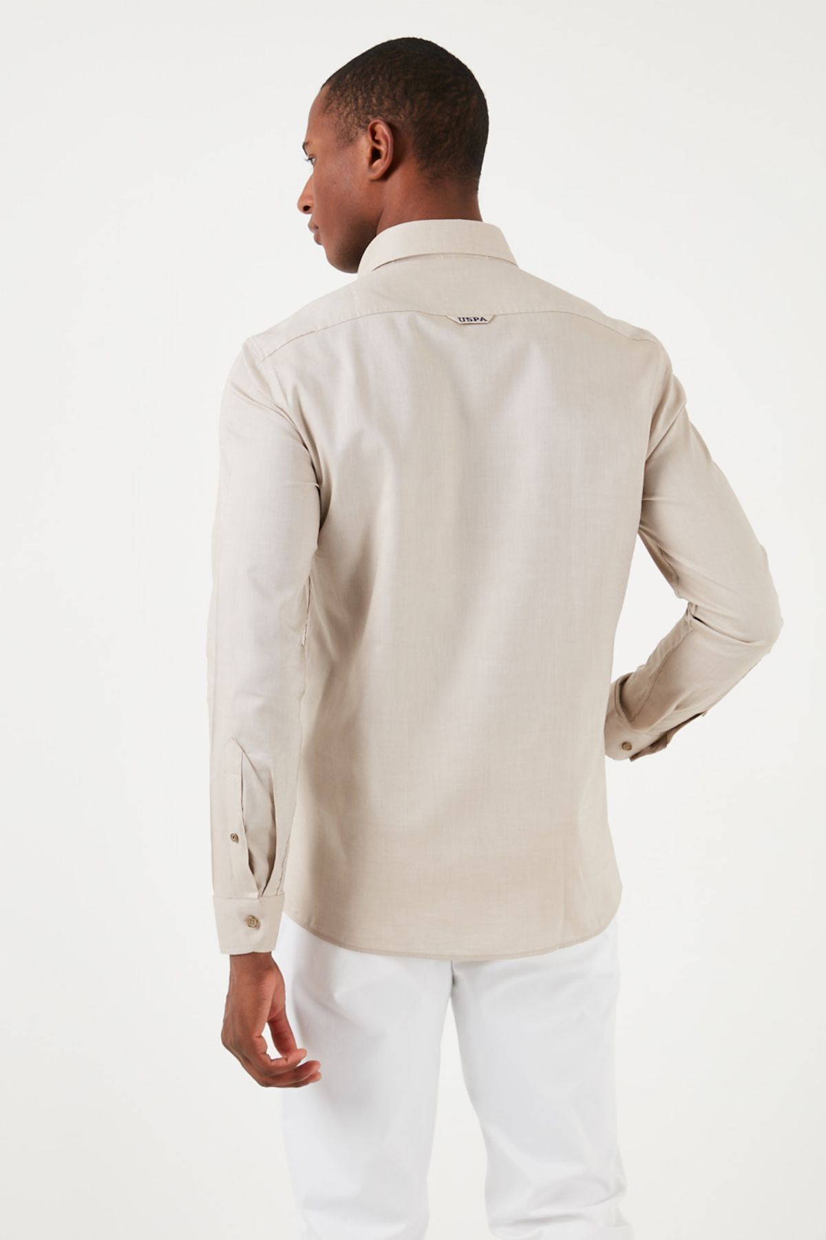 پیراهن مردانه نخی لوگودار U.S. Polo Assn. — 5