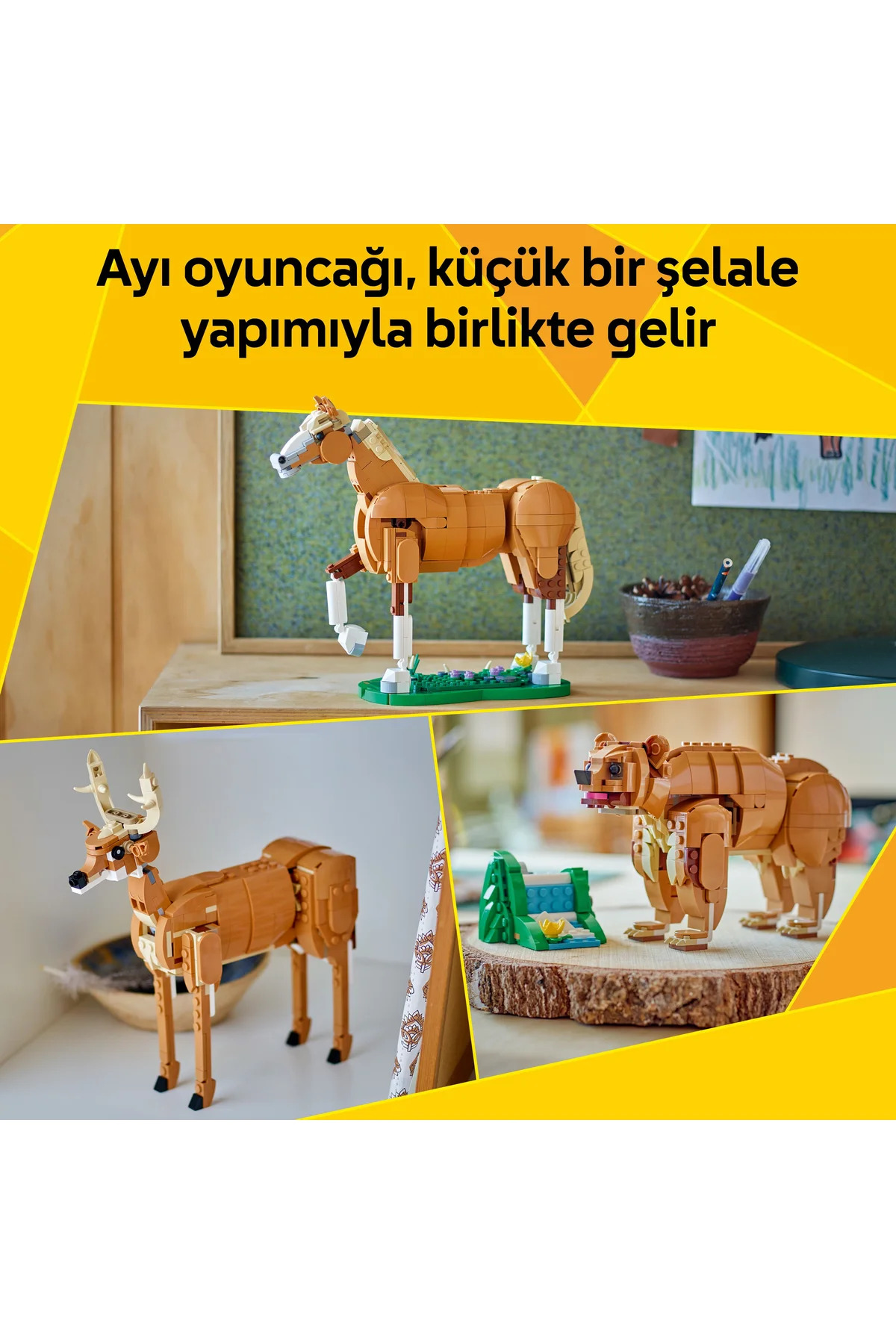 لگو کریتور۳ در۱ اسب زیبا31166، ست ساخت اسباببازی۹ سال به بالا،۶۸۵ قطعه — 7