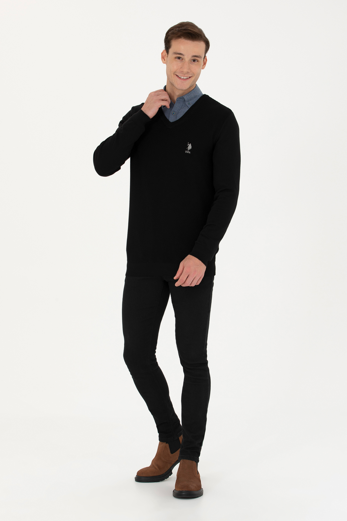 ژاکت بافتنی U.S. Polo Assn. — 3