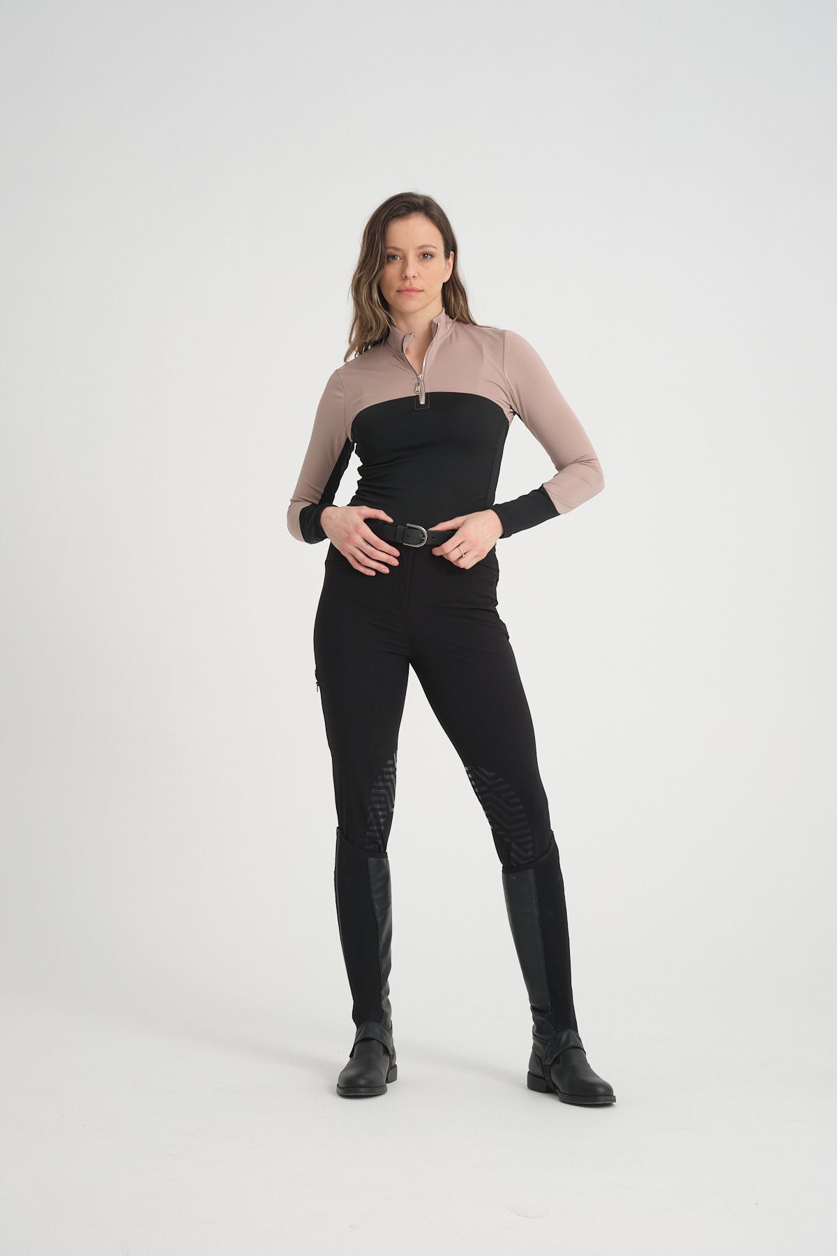 تی‌شرت آستین‌بلند سوارکاری زنانه PEUR RIDER SHOP — 8