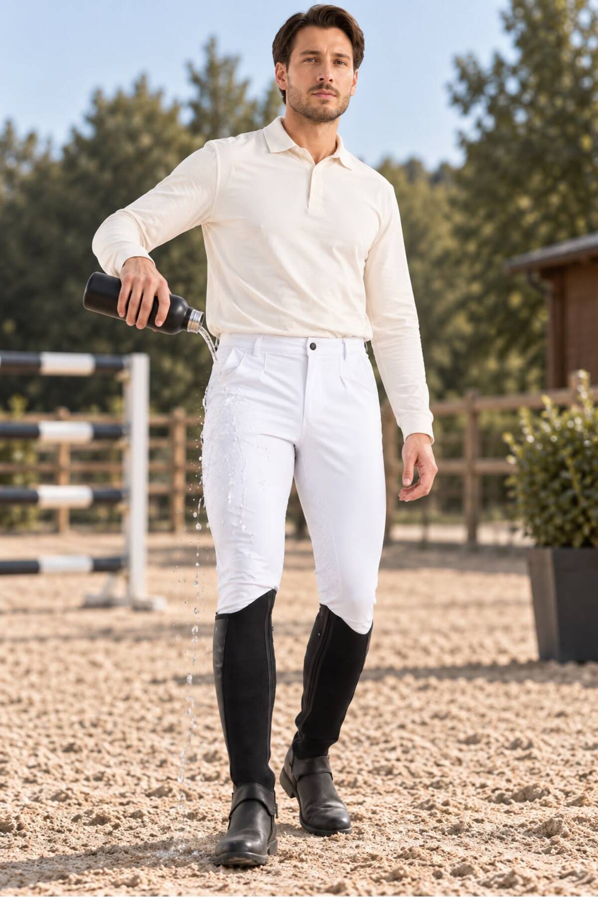 شلوار سوارکاری مردانه Peur Rider ضد آب با سیلیکون کامل — 6