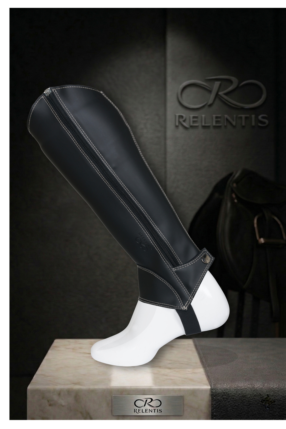گتر سوارکاری مشکی یونیسکس Relentis مدل REM101-S-S