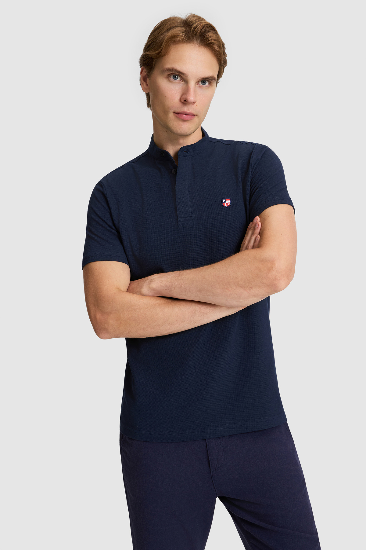 تیشرت مردانه یقه ایستاده ساده U.S. Polo Assn. مدل 50326980-VR033 — 3
