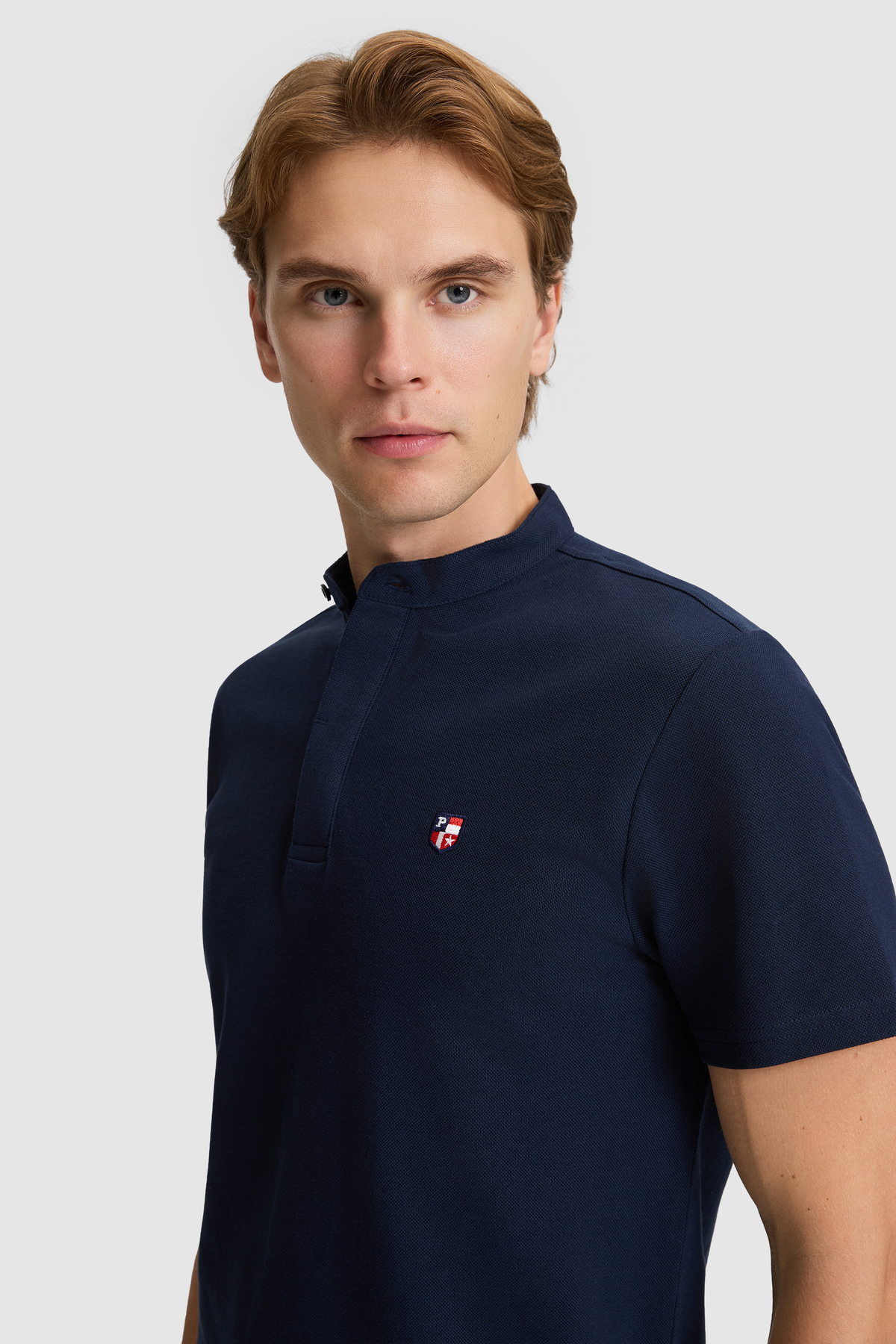 تیشرت مردانه یقه ایستاده ساده U.S. Polo Assn. مدل 50326980-VR033 — 2