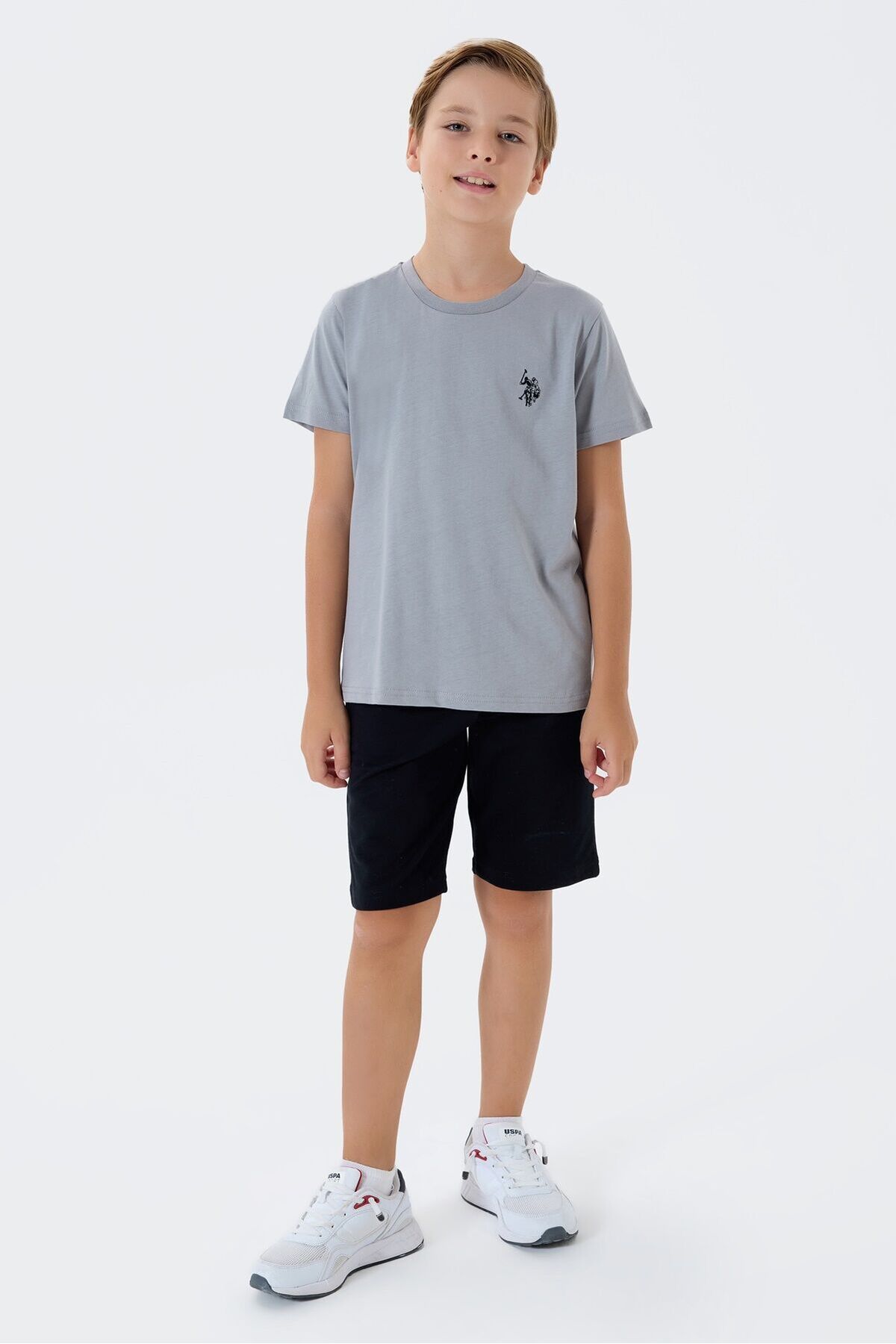 ست برمودای تابستانی پسرانه یقهگرد U.S. Polo Assn. — 2