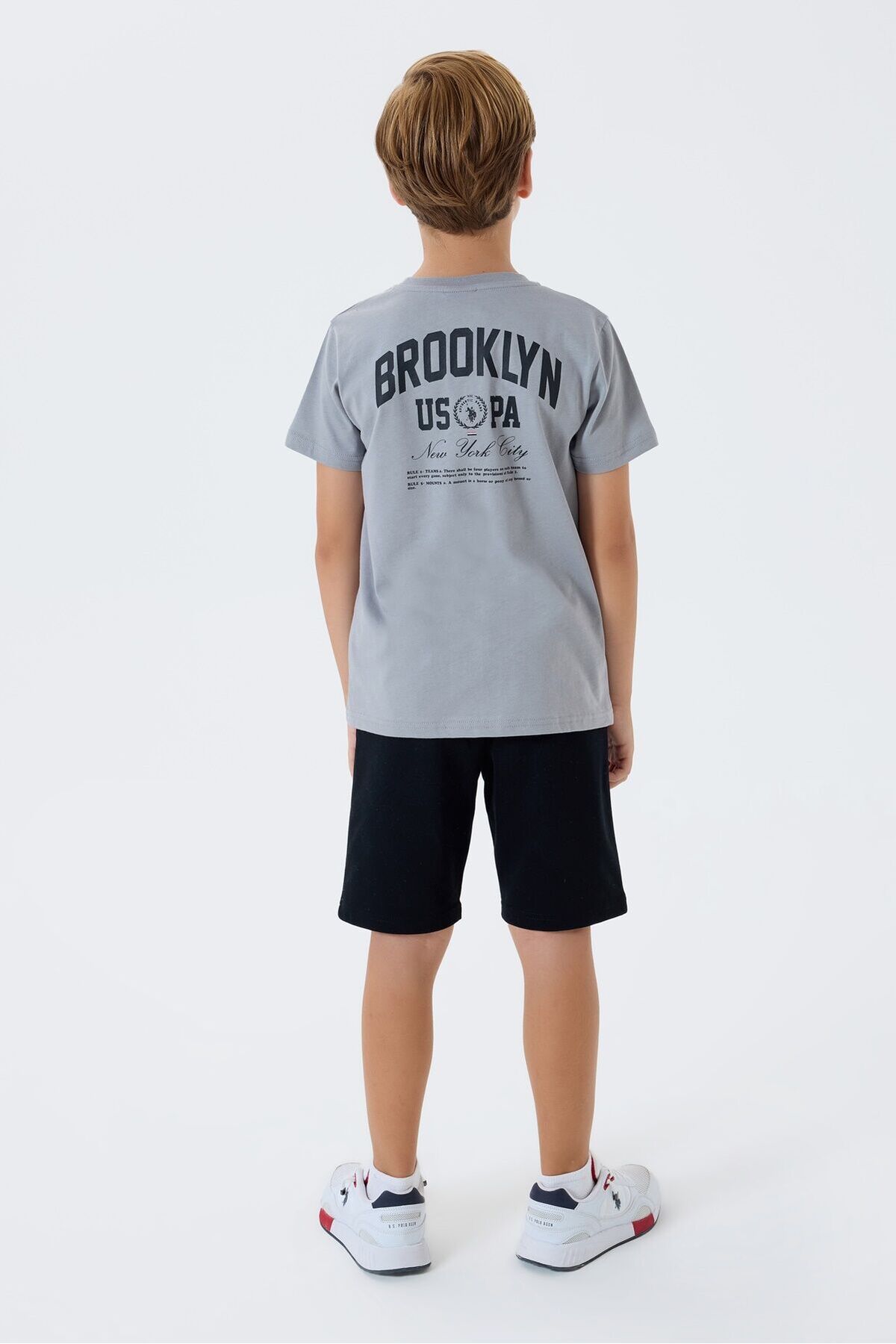ست برمودای تابستانی پسرانه یقهگرد U.S. Polo Assn. — 4