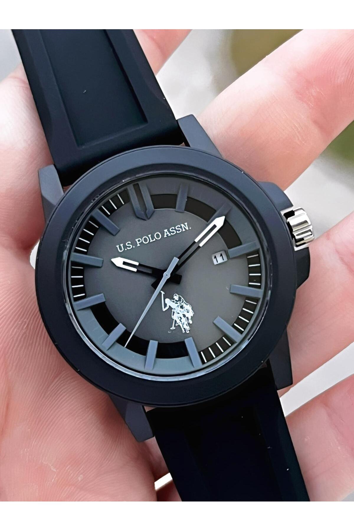 ساعت مچی مردانه ورزشی U.S. Polo Assn با بند سیلیکونی و مقاومت در برابر آب ۵ اتمسفر USPA.1029.B01 — 3