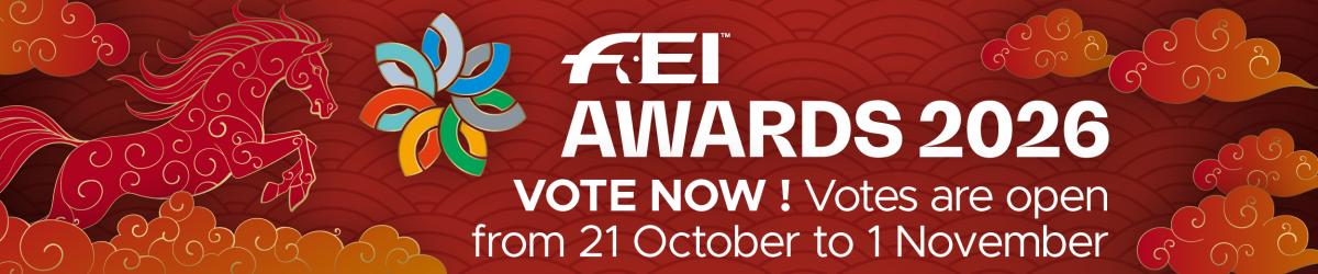 پوستر رأیگیری جوایز FEI ۲۰۲۶ — عکس: FEI