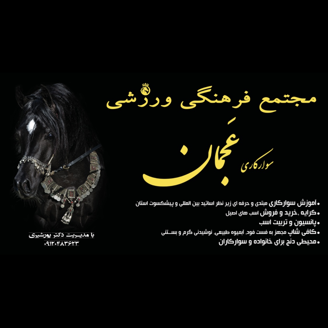 مجتمع سوارکاری عجمان (پورشیری) — باشگاه