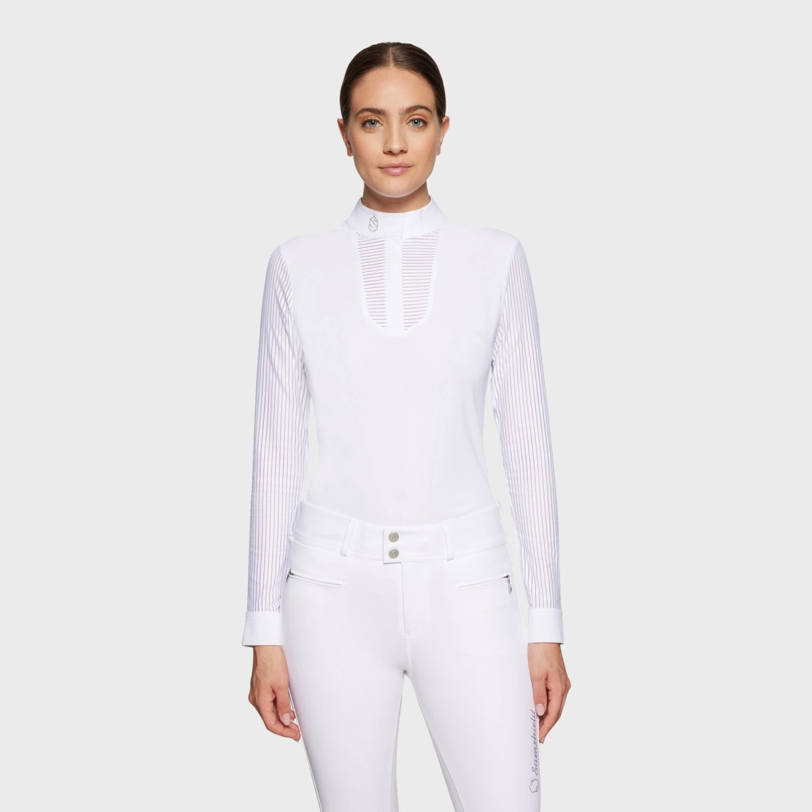 تیشرت سوارکاری زنانه Samshield مدل Faustine سواروسکی