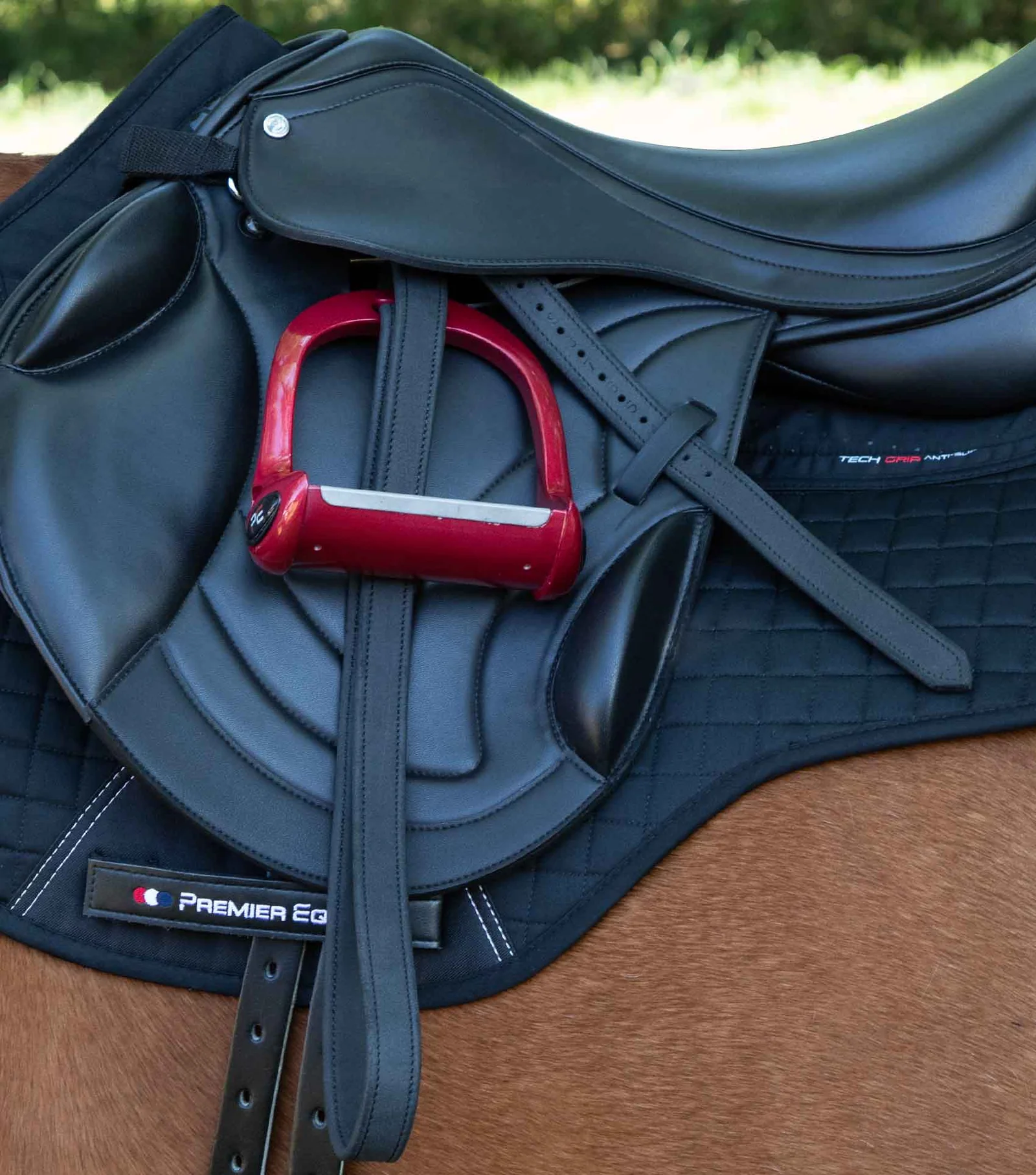 تسمه رکاب چرم آنیلین Premier Equine